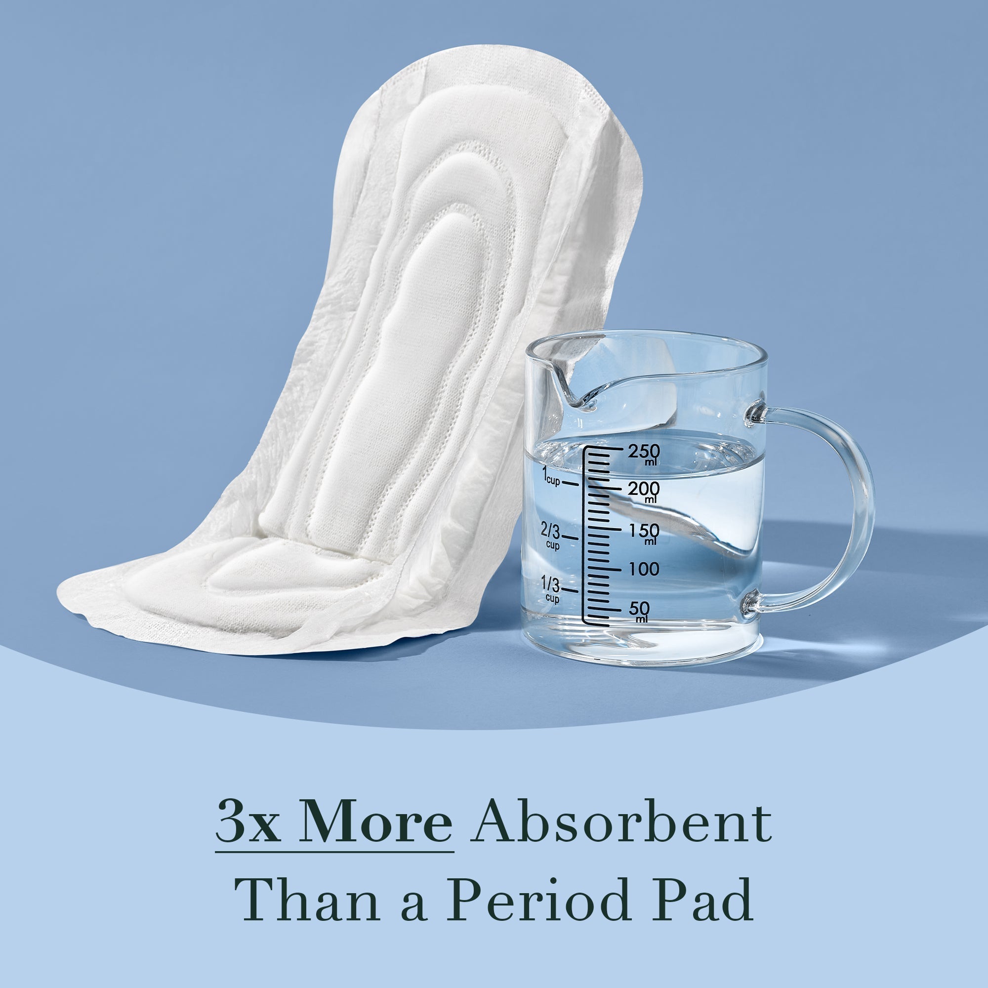 Moderate Organic Cotton Cover Incontinence Pads T7