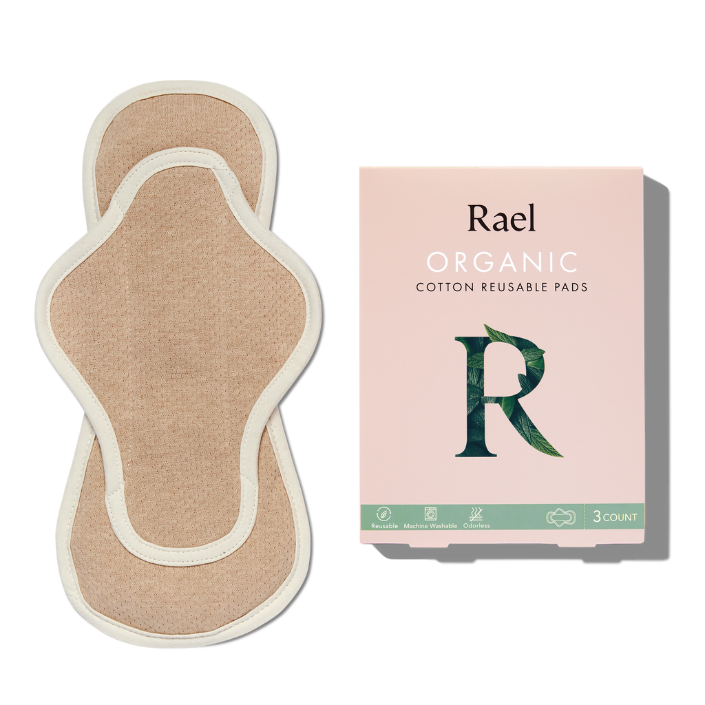 Organic Cotton Reusable Menstrual Pads - 3 Count E4