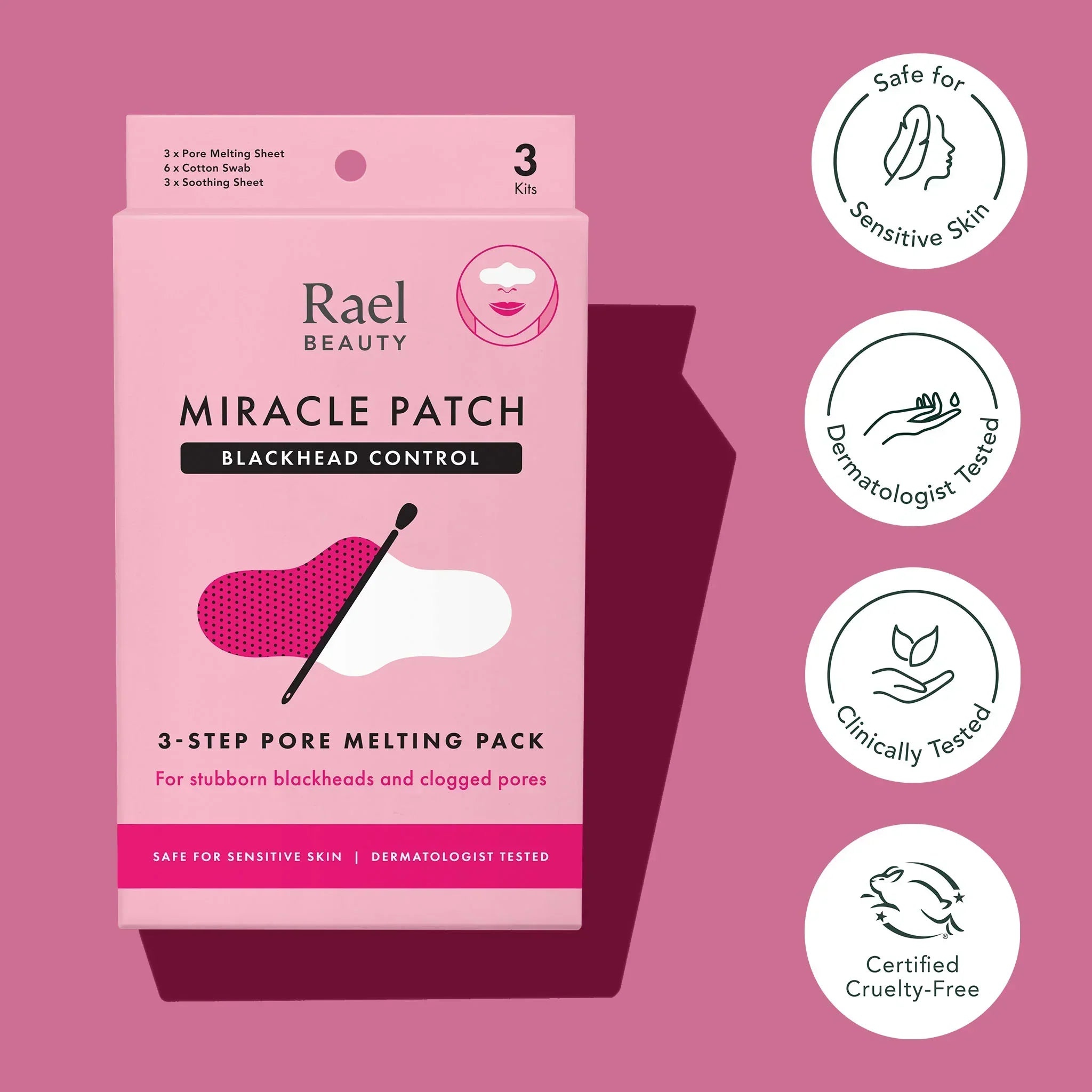 Miracle Patch 3-Step Pore Melting Pack - 2 Pack O7