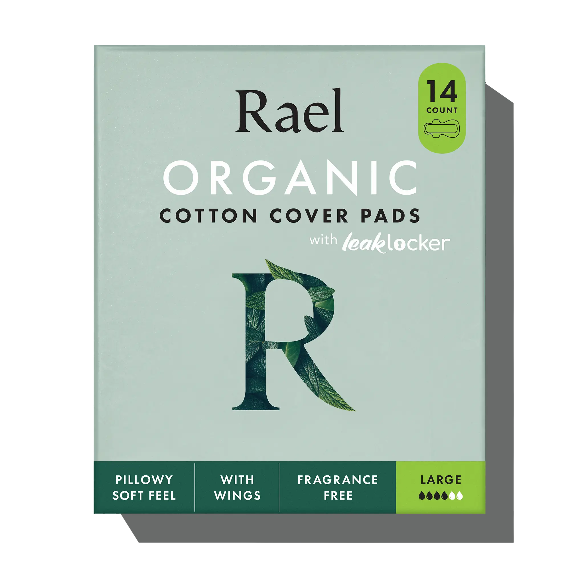 Large Organic Cotton Cover Pads With Wings Z5