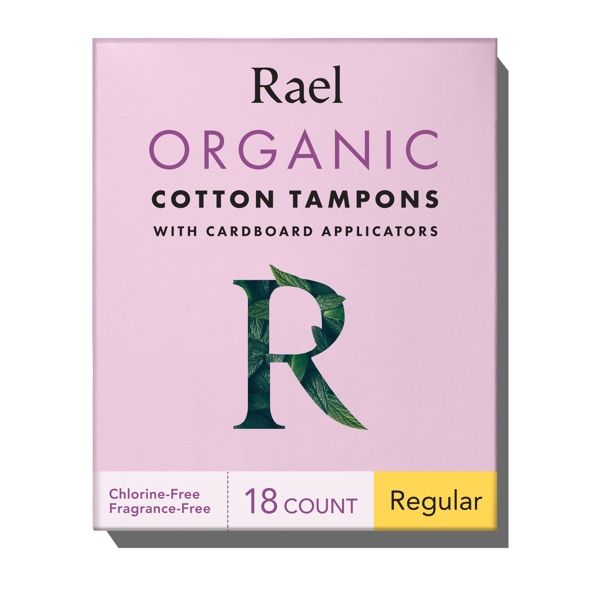 Regular Cardboard Applicator Tampons Made With Organic Cotton H8