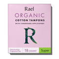 Super Cardboard Applicator Tampons Made With Organic Cotton T3