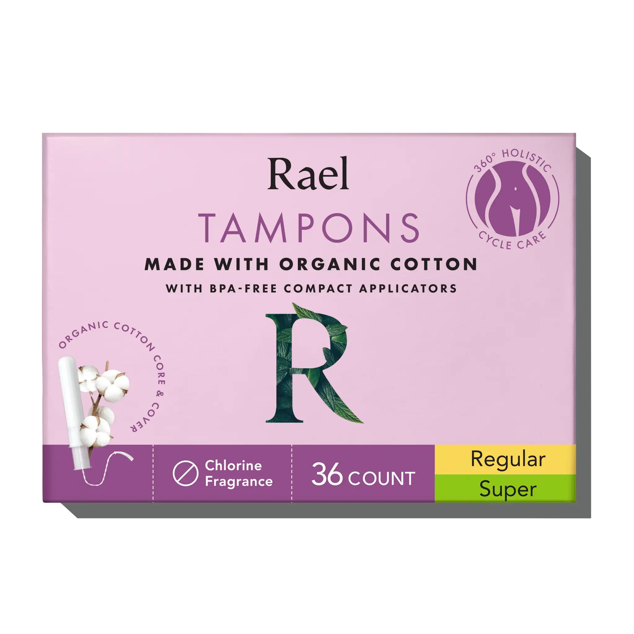 Compact Tampons Made With Organic Cotton Value Pack O0