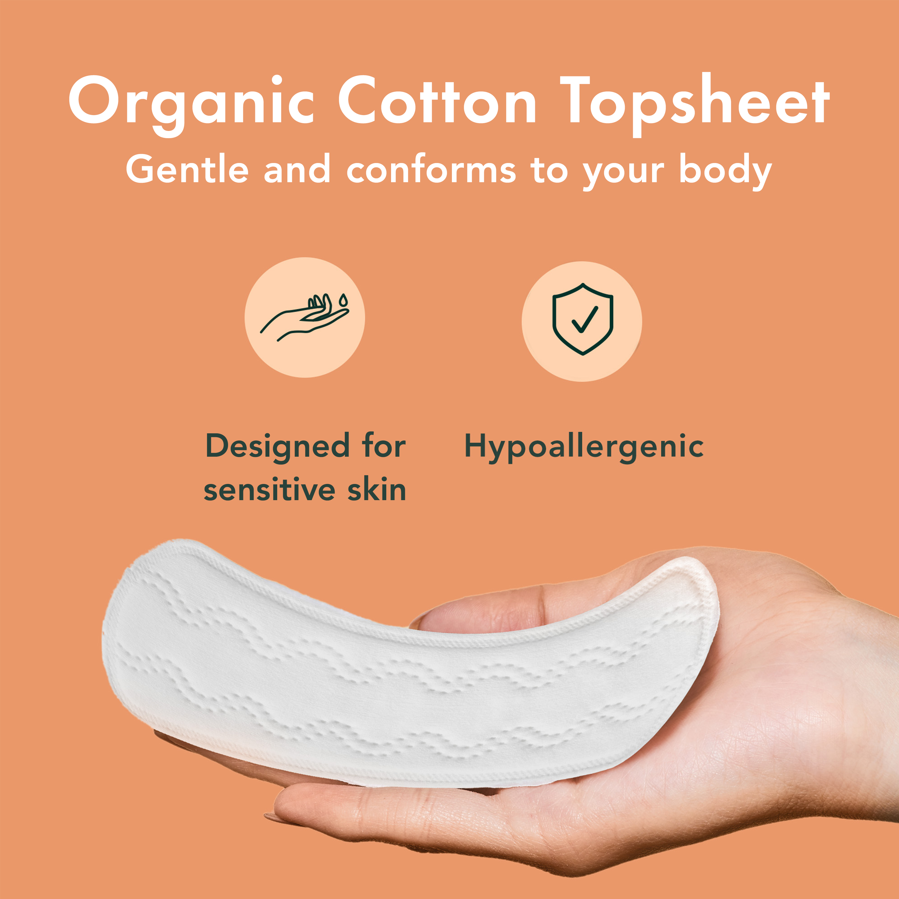 Regular + Long Bundle Unscented Panty Liners Made With Organic Cotton N6