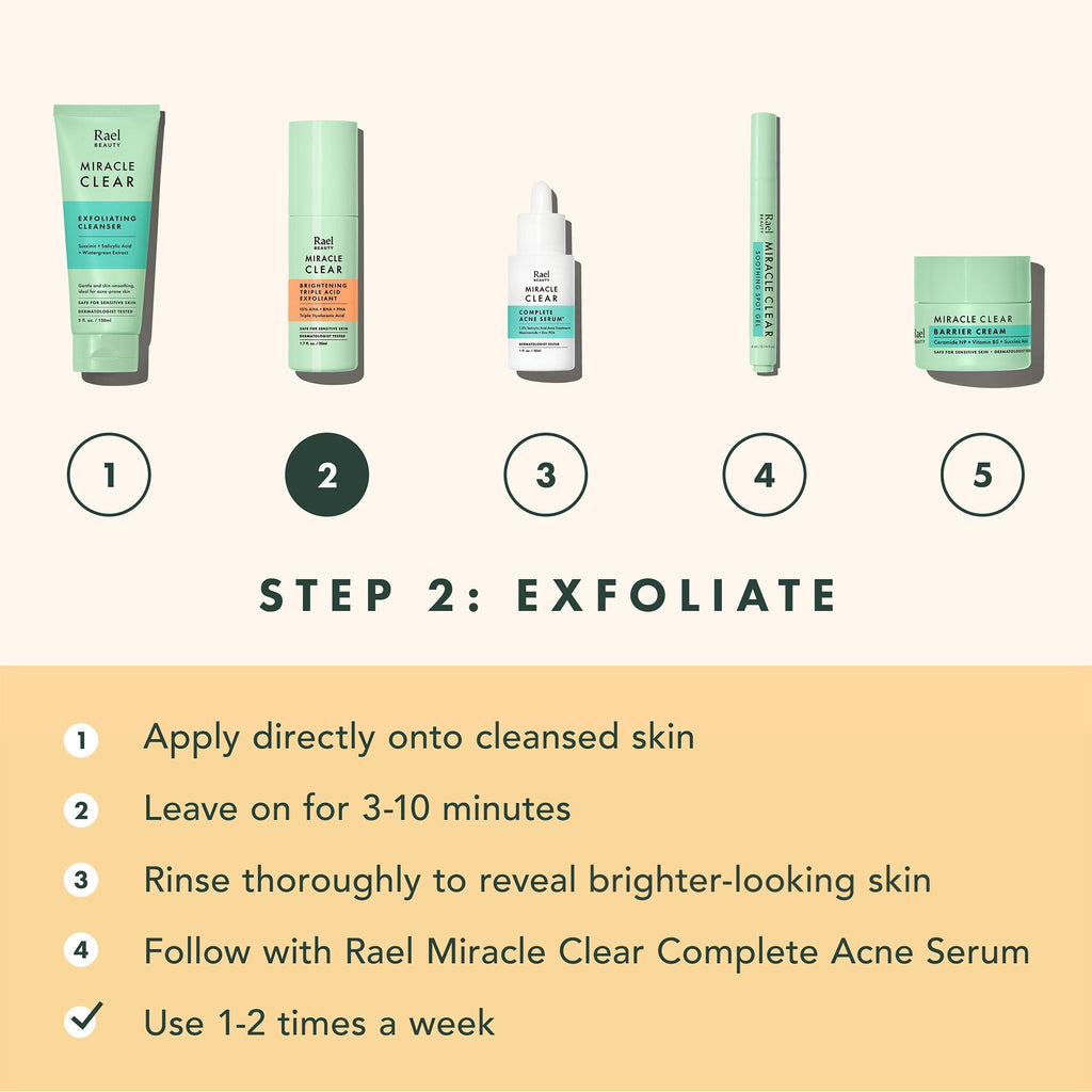 Miracle Clear Brightening Triple Acid Exfoliant Z8