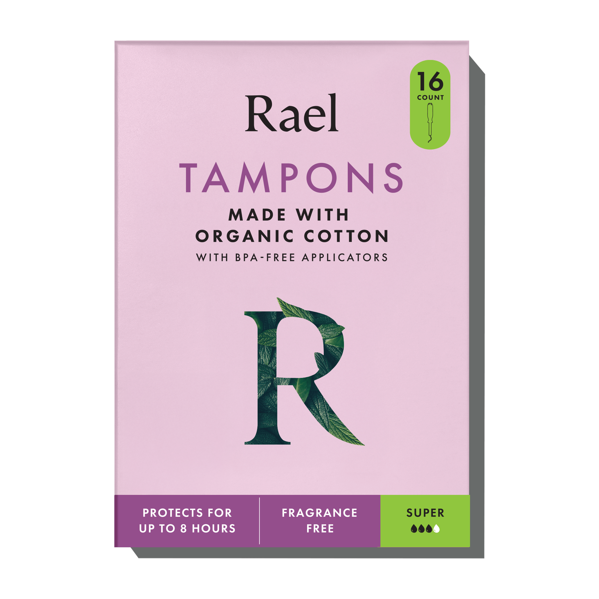 Super Tampons Made With Organic Cotton N4
