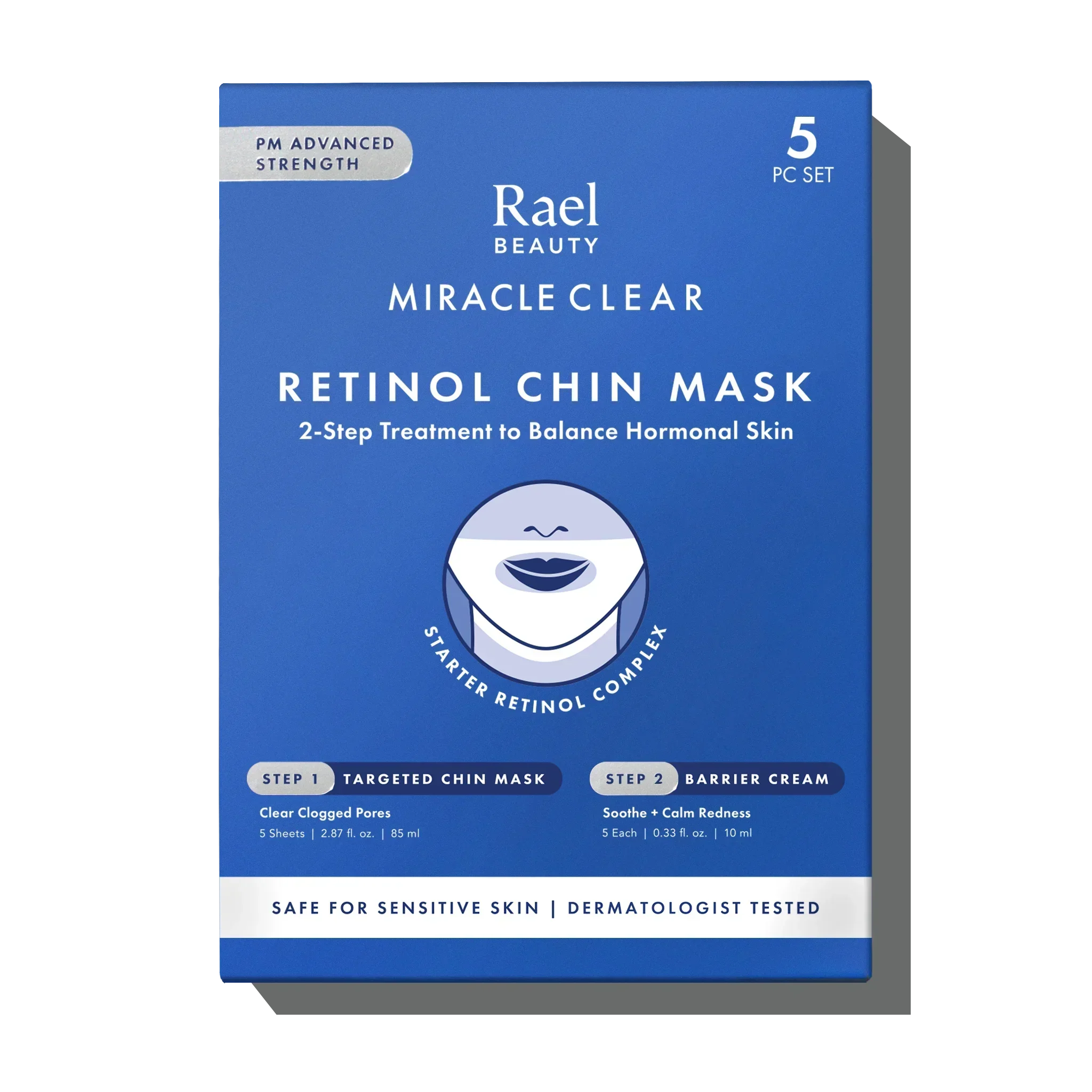 Miracle Clear Retinol Chin Mask 5-Pack Set O5