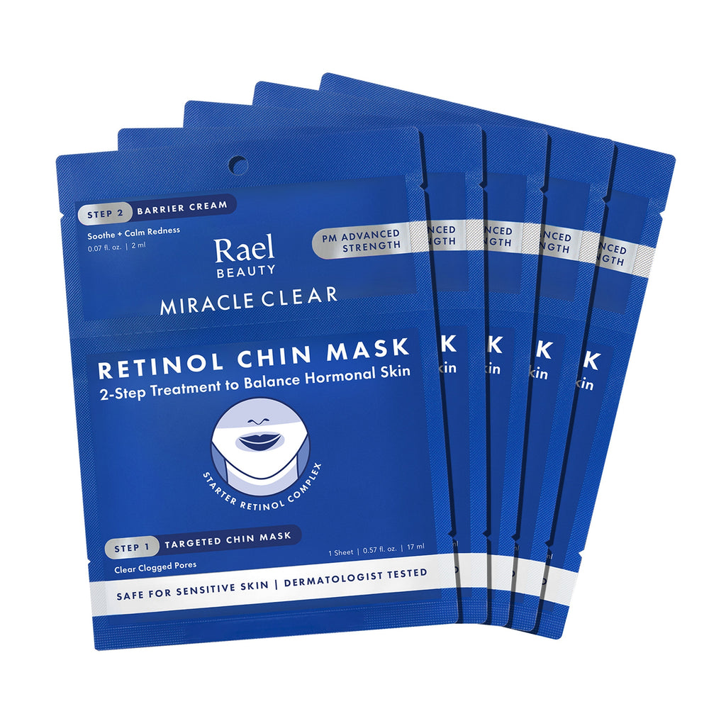 Miracle Clear Retinol Chin Mask 5-Pack Set O5