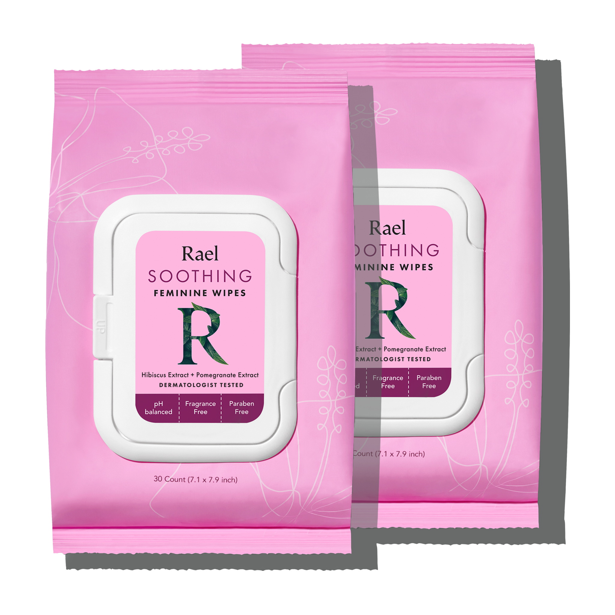 Soothing Feminine Wipes - 2 Pack B7
