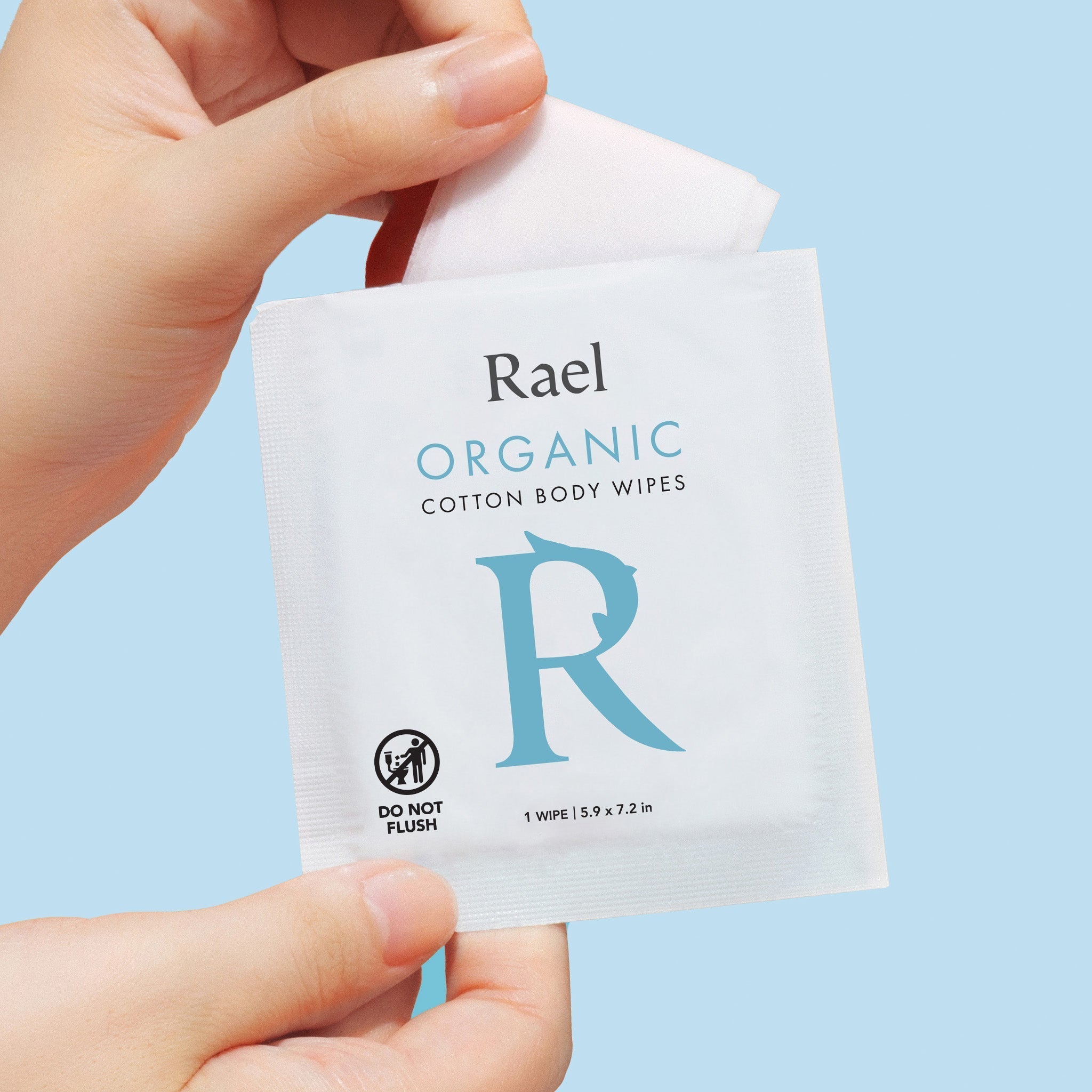 Organic Cotton Body Wipes - 2 Pack E6