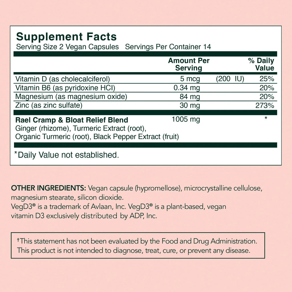 PMS Cramp & Bloat Supplement H8