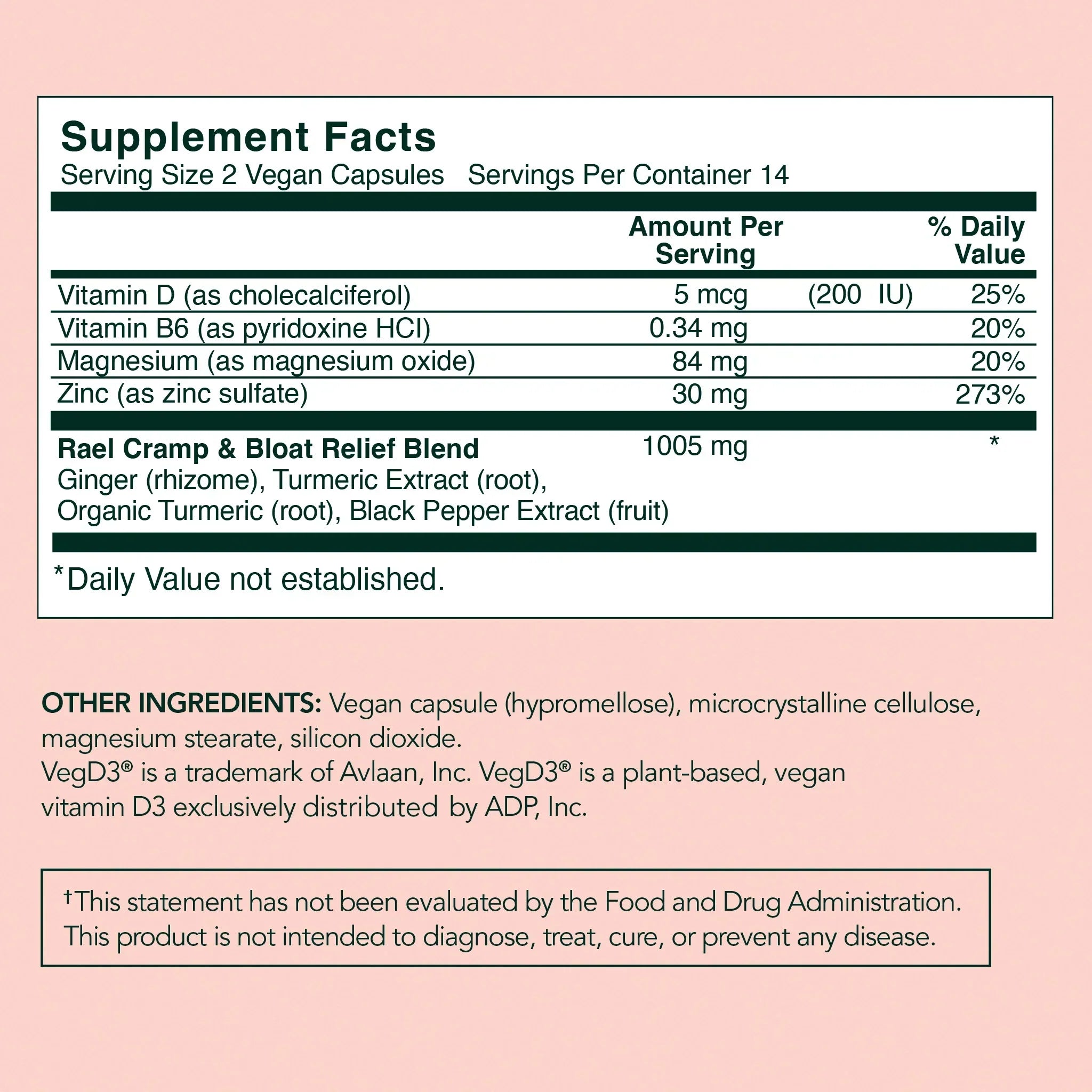 PMS Cramp & Bloat Supplement H8